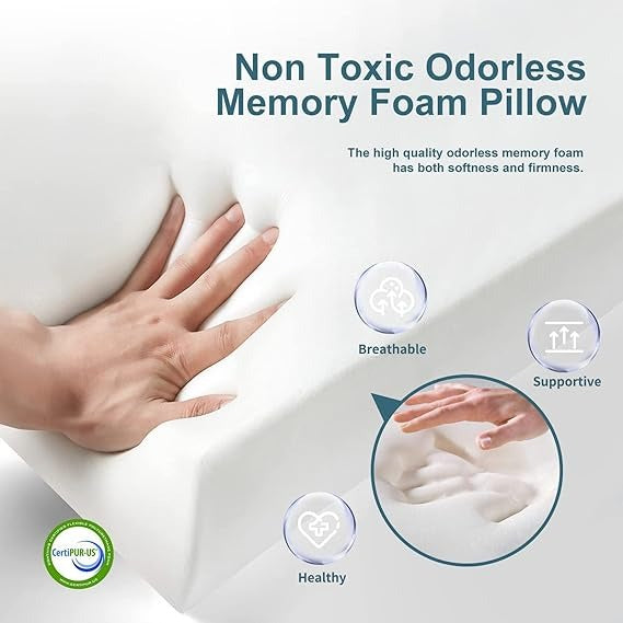 Knitted Cotton Neck Massage Pillow — Washable Comfort Support