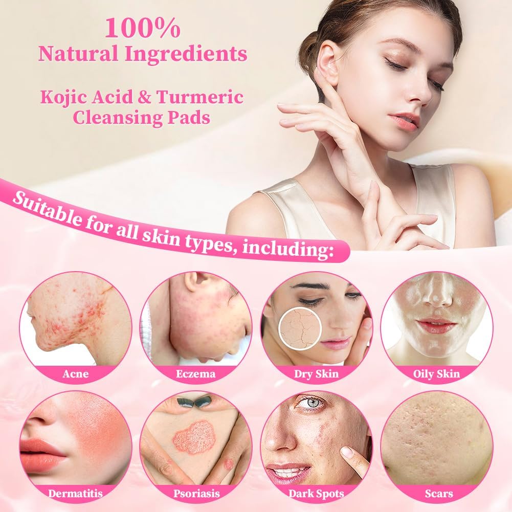 Exfoliating Turmeric Kojic Acid Pads