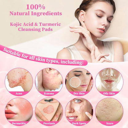 Exfoliating Turmeric Kojic Acid Pads