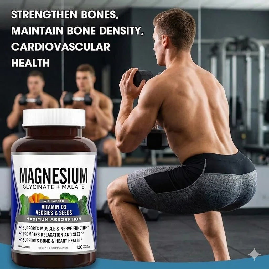Muscle Recovery Magnesium Complex Capsules – Daily Wellness & Recovery Support