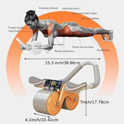 Abdominal AB Wheel Roller — Ultimate Core Workout