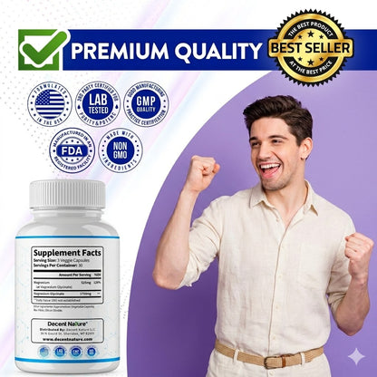 Magnesium Glycinate Softgels – Sleep & Relaxation Support (500mg)