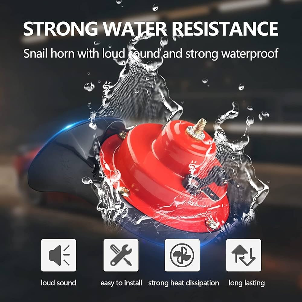 Premium Loud Snail Horn – for Bold, Clear Sound on Every Drive