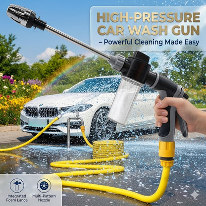 High Pressure Car Wash Gun – Powerful Cleaning Made Easy