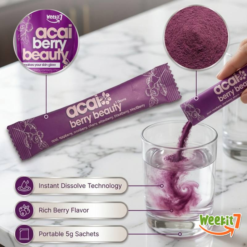 Acai Berry & Cranberry Fruit Powder – Antioxidant Beauty & Wellness Drink