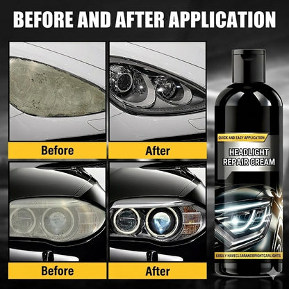 Headlight Repair Paste – Anti-Yellowing & Polishing Restorer