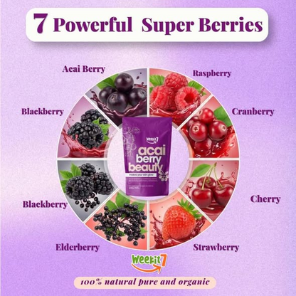 Acai Berry & Cranberry Fruit Powder – Antioxidant Beauty & Wellness Drink