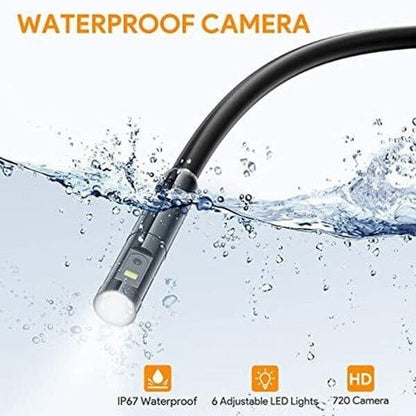 3-in-1 Endoscope Camera – Waterproof Inspection Tool with LED Lights