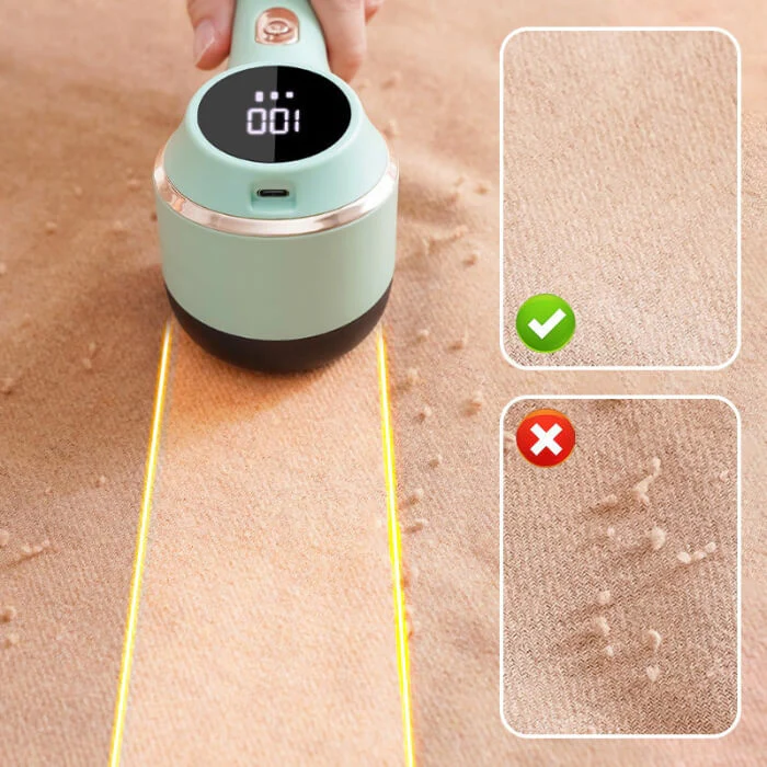 Portable Electric Lint Remover – USB Sweater Shaver with Stainless Steel Blade