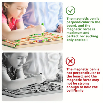 Montessori Magnetic Color & Number Maze – Educational Learning Toy for Kids