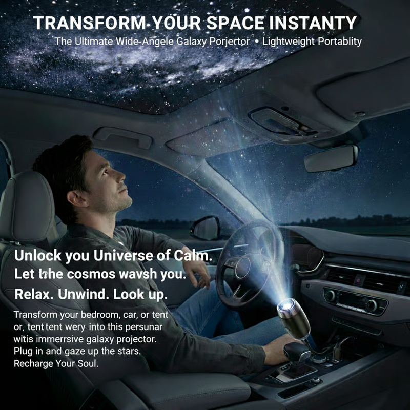 Adjustable Star Projector Light – Dreamy Galaxy Lighting for Any Room