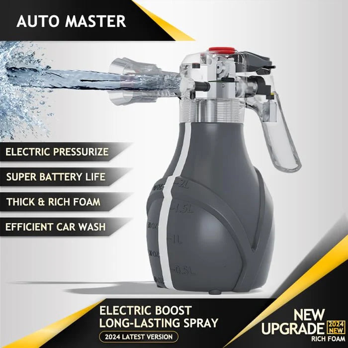 Auto Foam Sprayer – Electric, Easy Car Wash Tool