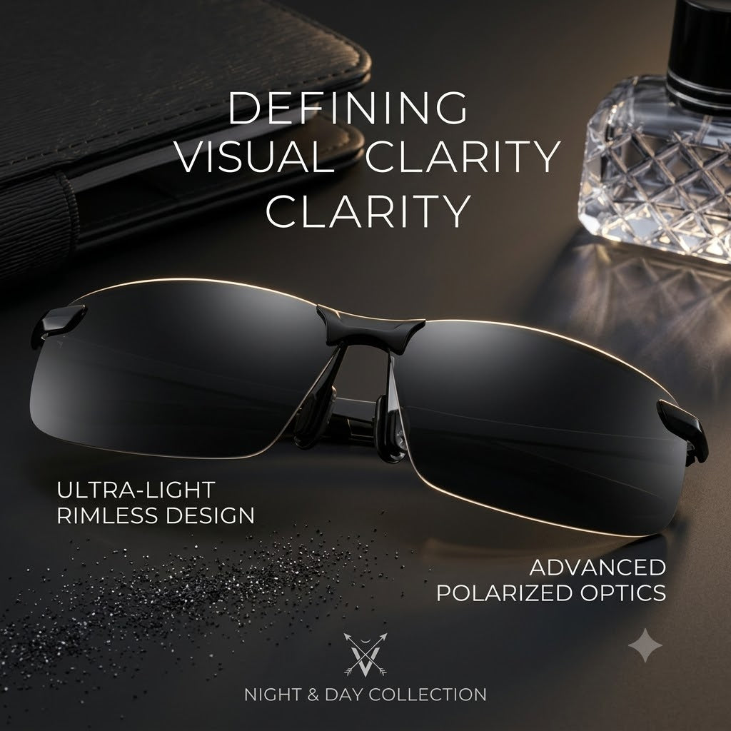 Polarized Half Frame Sports Sunglasses – Outdoor & Driving Eyewear Unisex