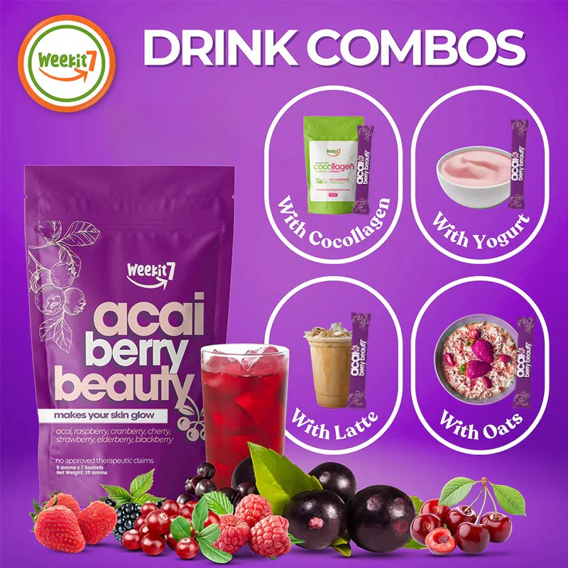 Acai Berry & Cranberry Fruit Powder – Antioxidant Beauty & Wellness Drink