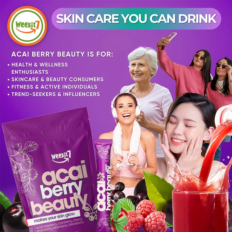 Acai Berry & Cranberry Fruit Powder – Antioxidant Beauty & Wellness Drink
