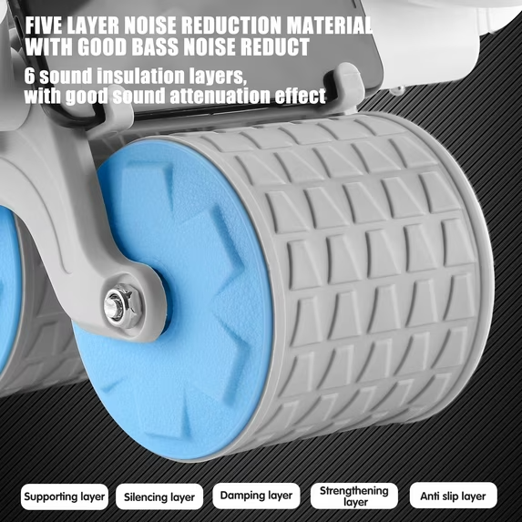 Automatic Rebound Ab Roller – Core Strength Training Wheel Set
