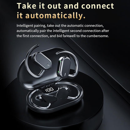 Waterproof Open-Ear Headphones – AI Translation & Wireless Comfort
