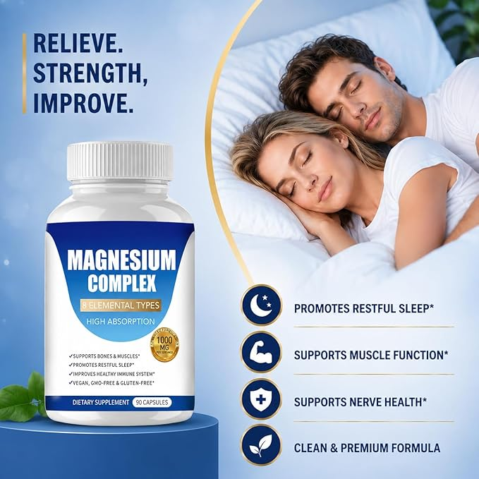 Magnesium Supplement for Muscle & Relaxation Support