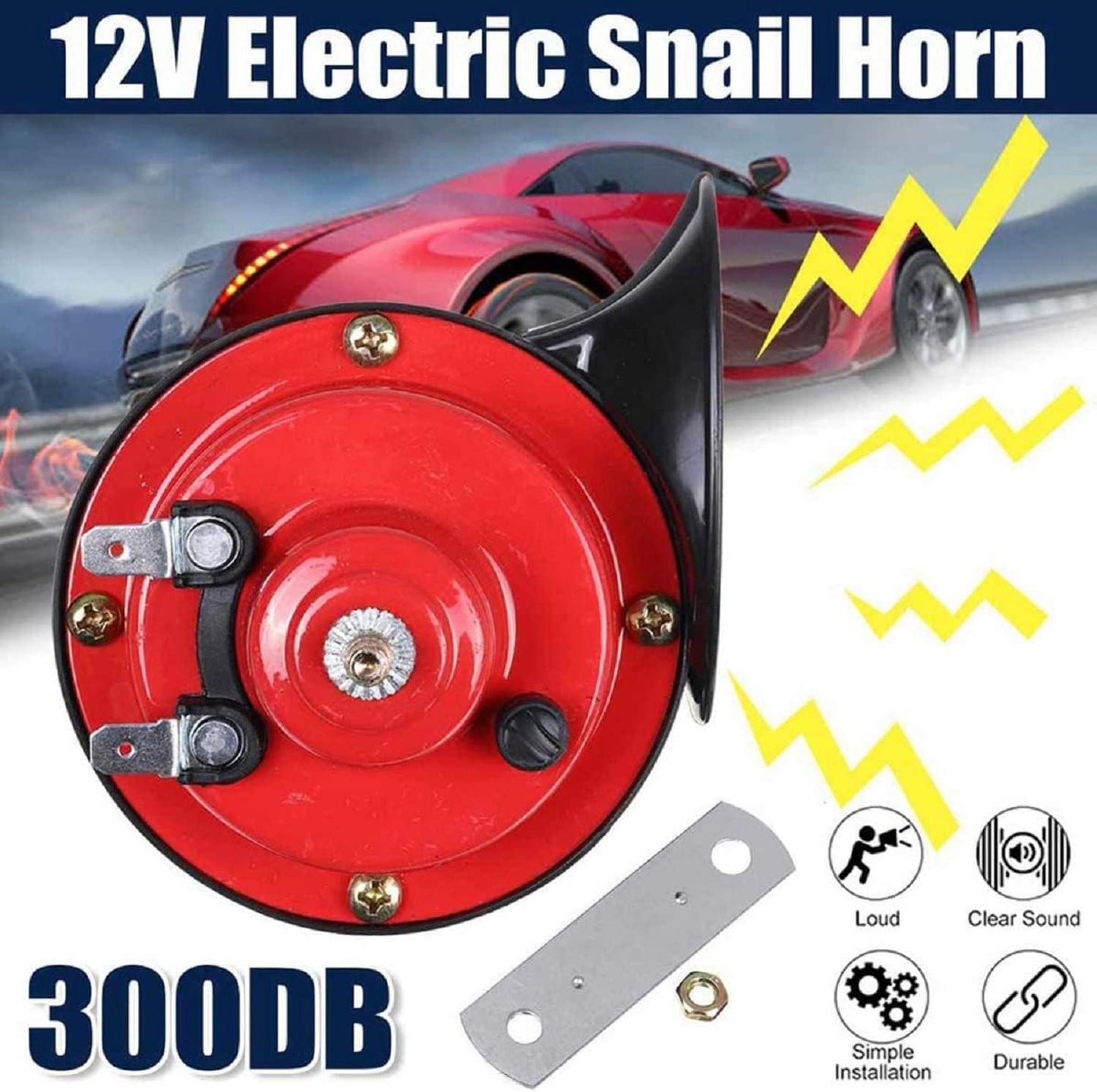Premium Loud Snail Horn – for Bold, Clear Sound on Every Drive