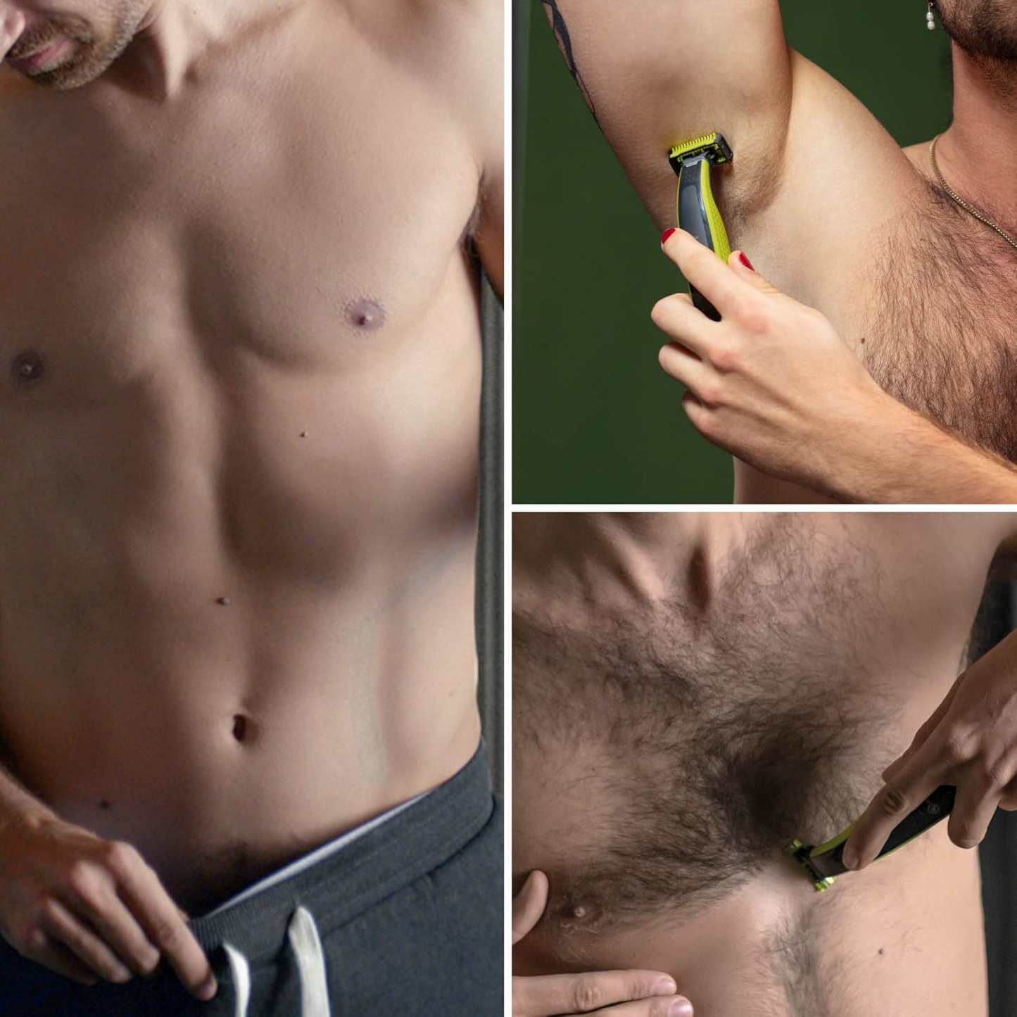 360 Flex Blade USB Grooming Trimmer – Precision Beard & Body Groomer
