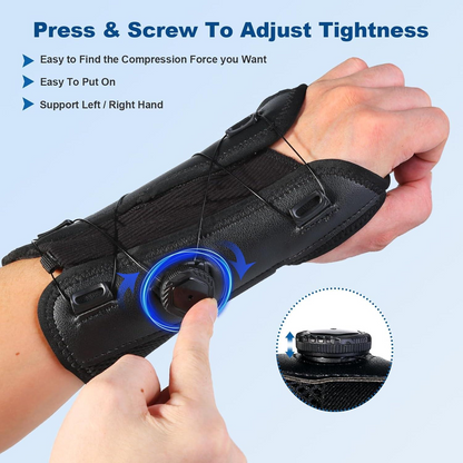 Carpal Tunnel Wrist Brace – Adjustable Support & Compression Splint