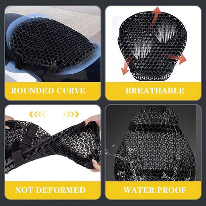 Gel Motorcycle Cushion – Ride Longer with Superior Comfort