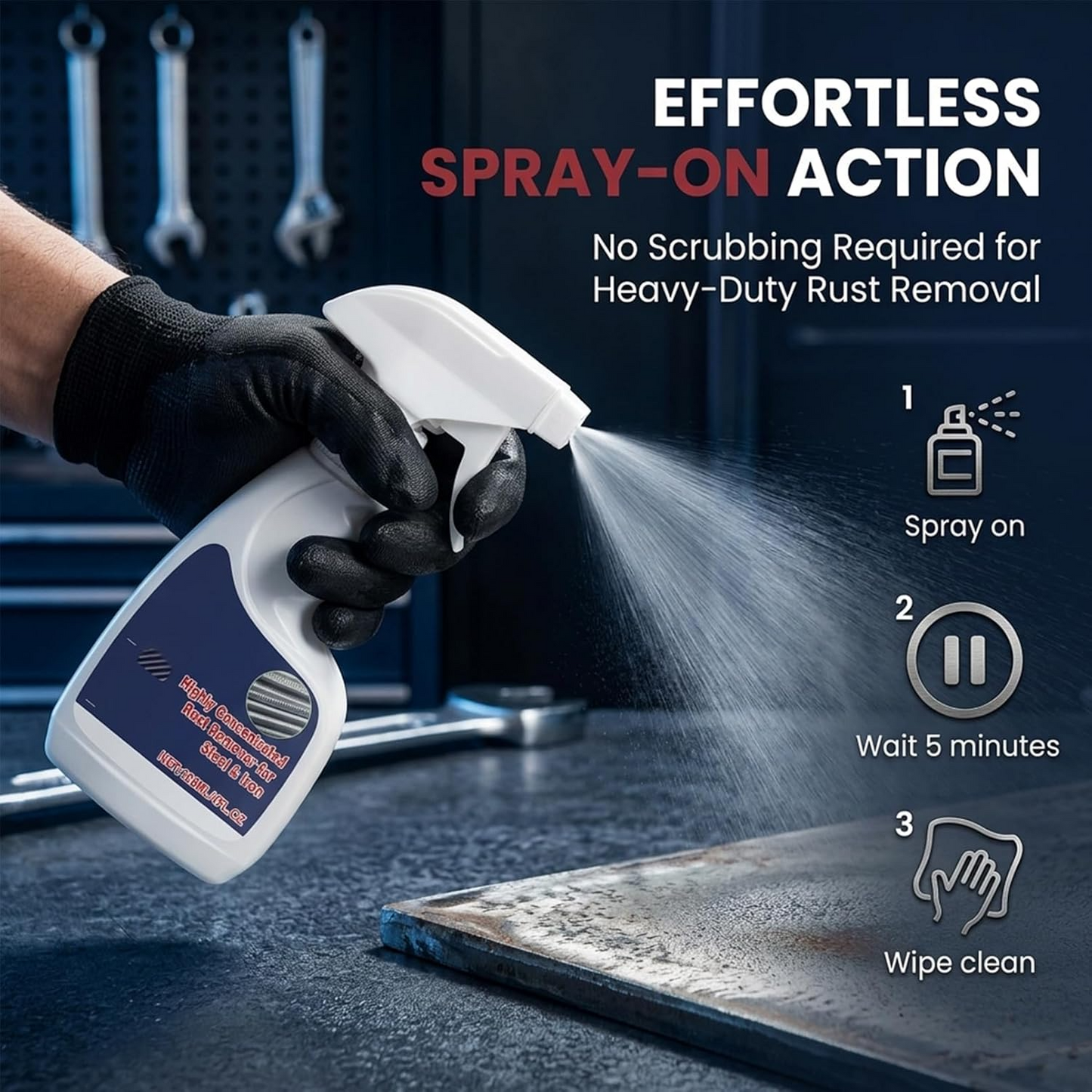 Ultra Concentrated Rust Remover – Fast-Acting Metal Cleaner