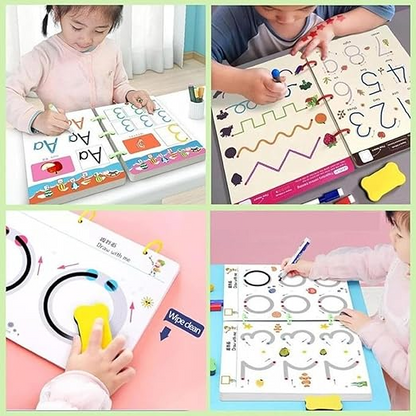 Magic Tracing Book – Kids Pen Control & Early Learning Practice Set