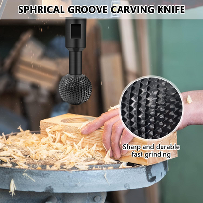 Wood Carving Ball Gouge Set – Precision Grinding & Polishing Tool