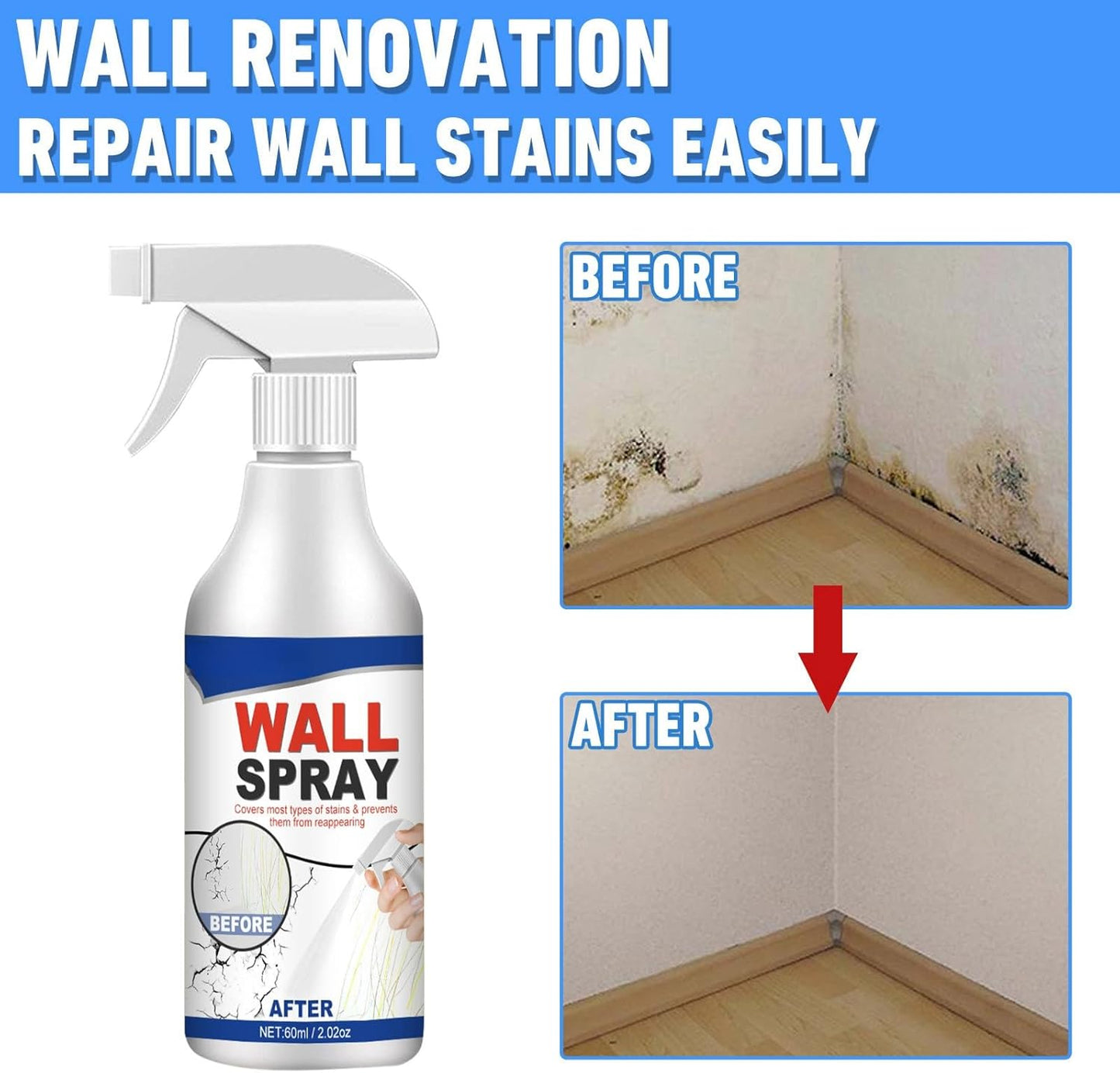 Magic Wall Repair Spray Set – Quick Fix for Perfect Walls