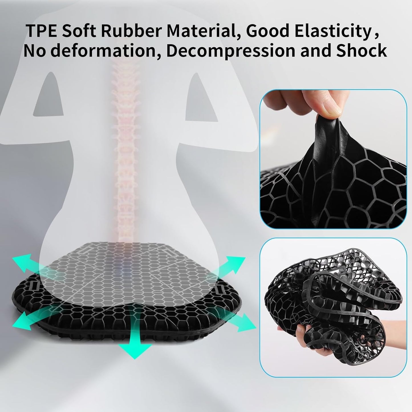 Gel Motorcycle Cushion – Ride Longer with Superior Comfort