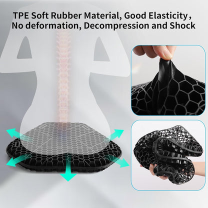 Gel Motorcycle Cushion – Ride Longer with Superior Comfort