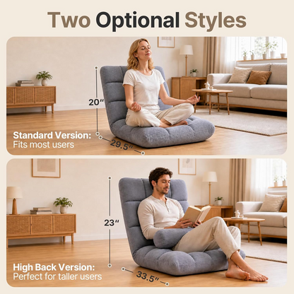 Adjustable Reclining Floor Chair Sofa for Relaxation