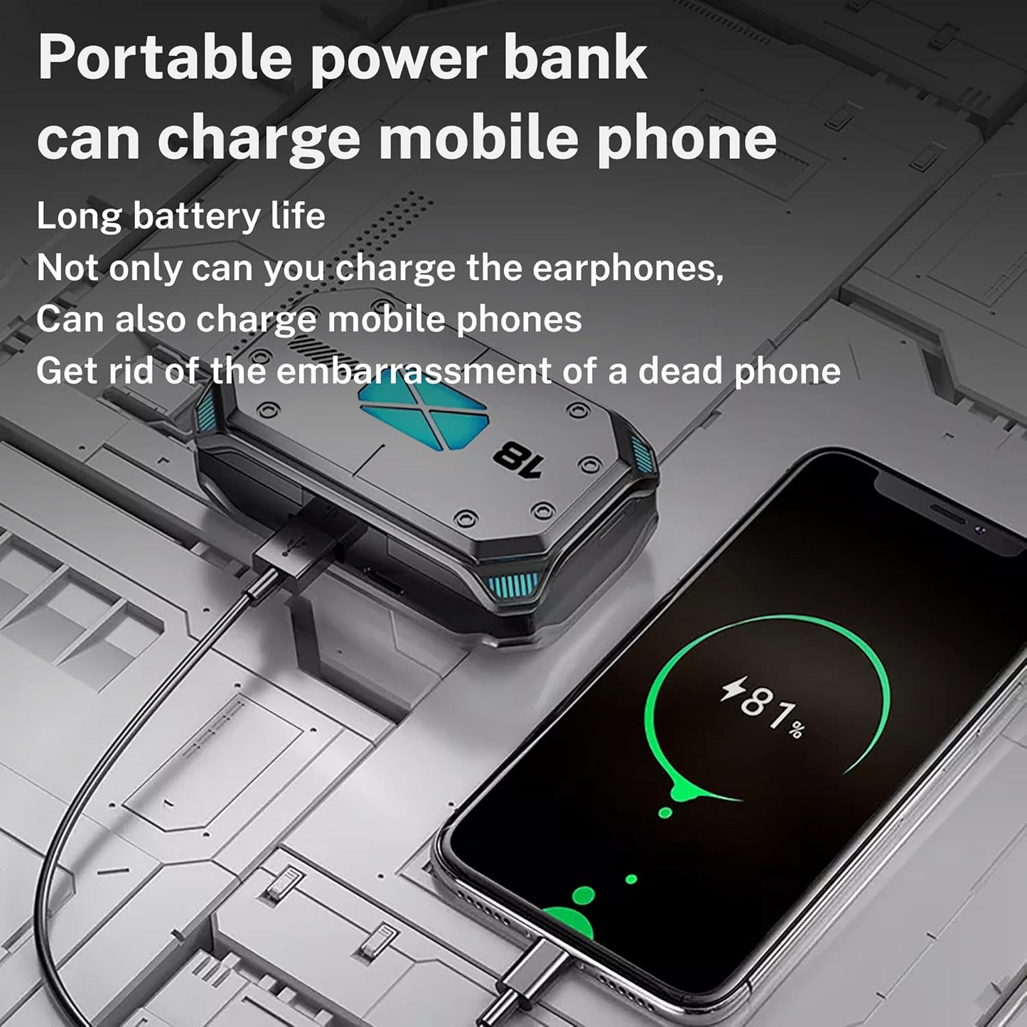 Earbuds – Low Latency Wireless Earphones with Digital Display