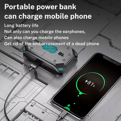 Earbuds – Low Latency Wireless Earphones with Digital Display
