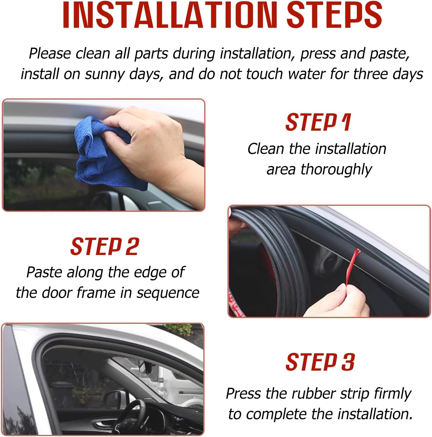 8m Soundproofing Car Sealing Tape – Quiet, Comfortable & Protected