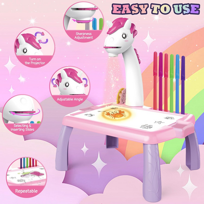 Smart Kids Light Board Projector – Electronic Drawing & Learning Toy