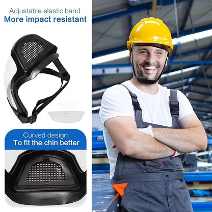6 Pcs Full Face Protective Mask Set – Anti-Fog Dust Respirator Cover