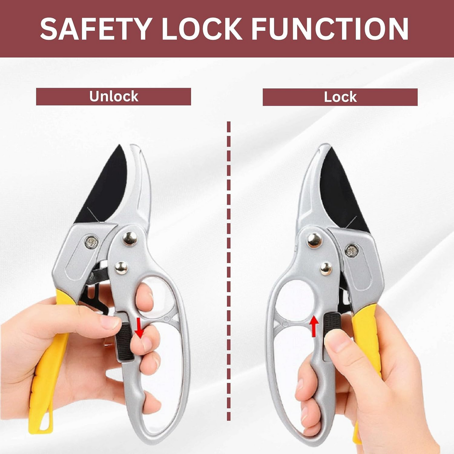 Garden Pruner Shears – Manual Branch & Flower Cutting Tool