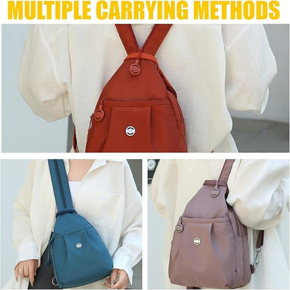 Women's Mini Oxford Backpack – Lightweight, Chic & Travel-Ready