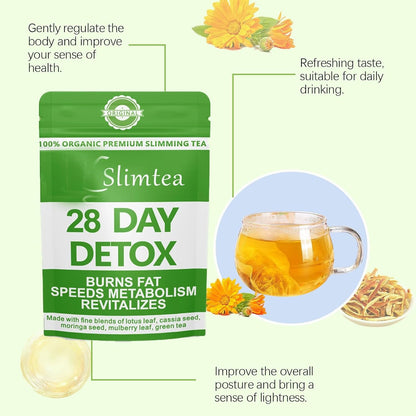 Natural Slimming Green Tea – Herbal Wellness Tea for Adults