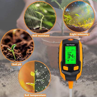 Digital 4-in-1 Soil Test Meter