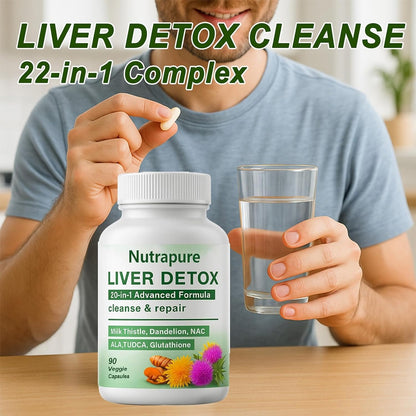 Liver Detox Capsules – Vegetarian Dietary Supplement