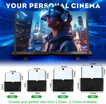 14” Foldable Screen Magnifier – HD Mobile Video Amplifier Stand