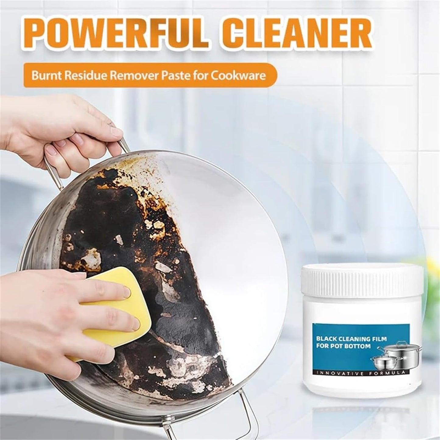 Pot Bottom Black Scale Degreaser Cream – Powerful Cookware Brightening Cleaner