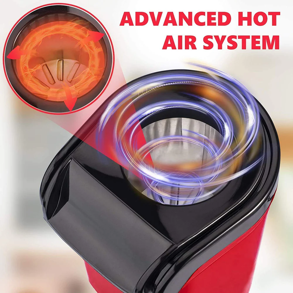 Pop Corn Machine Electric Automatic Hot Air Mini Popcorn Maker