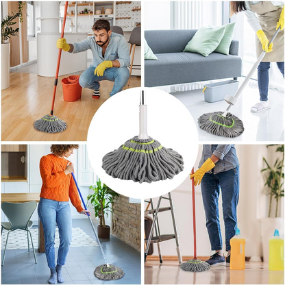 Microfiber Twist Mop – Self-Wringing Floor Cleaning Solution