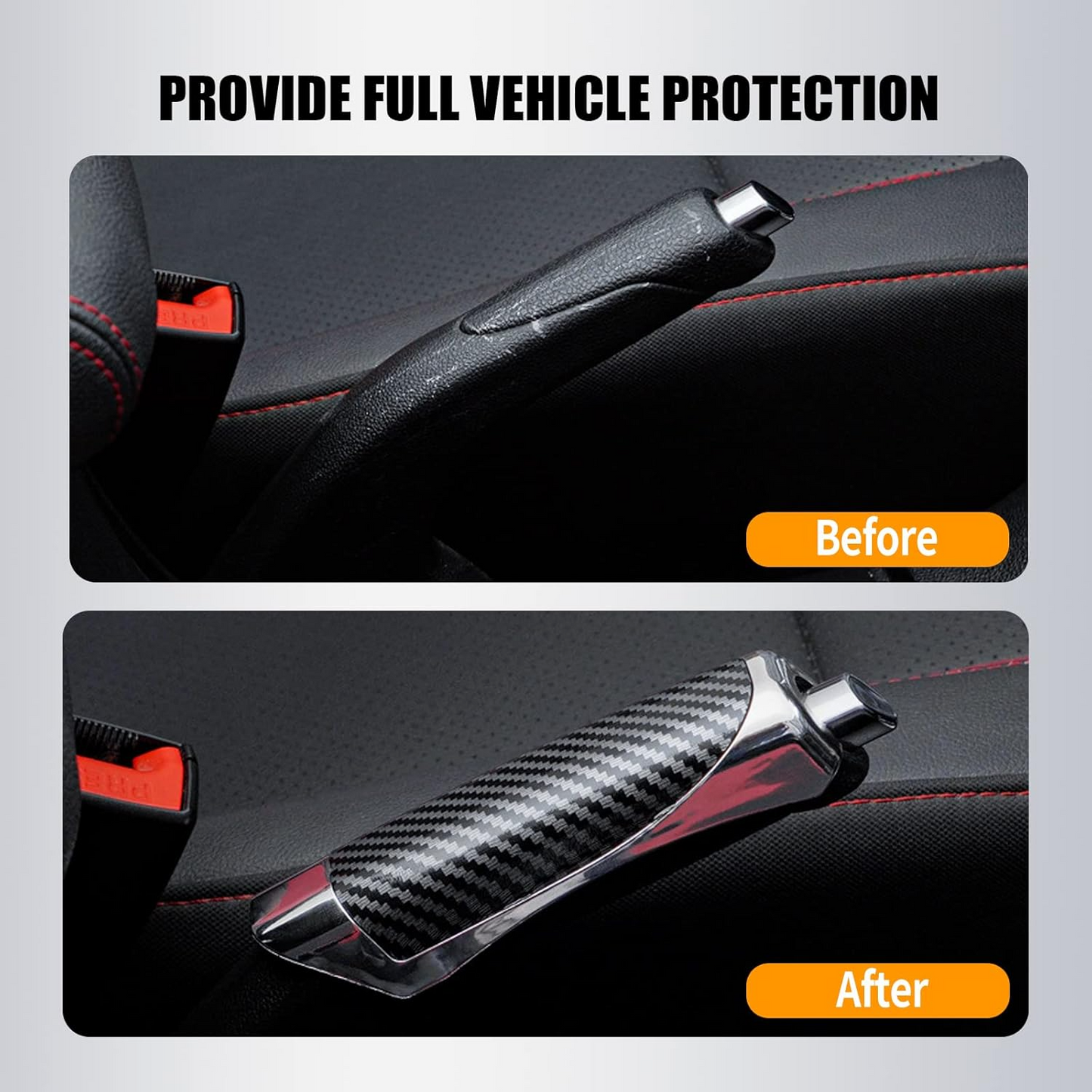 Car Handbrake Cover – Protective Grip & Interior Decoration Accessory