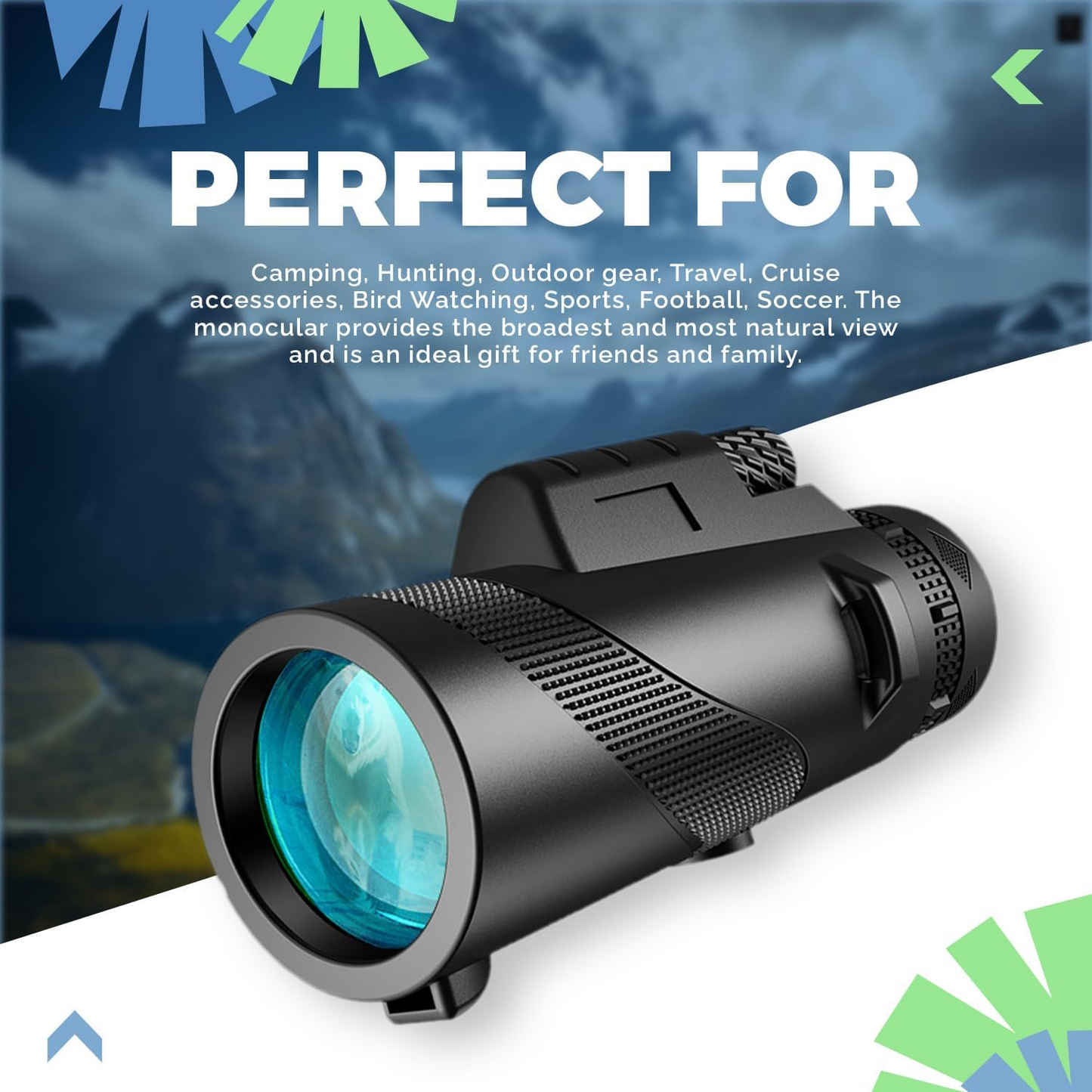 Waterproof Ultra Zoom HD Monocular – Portable Long-Range Viewing Scope