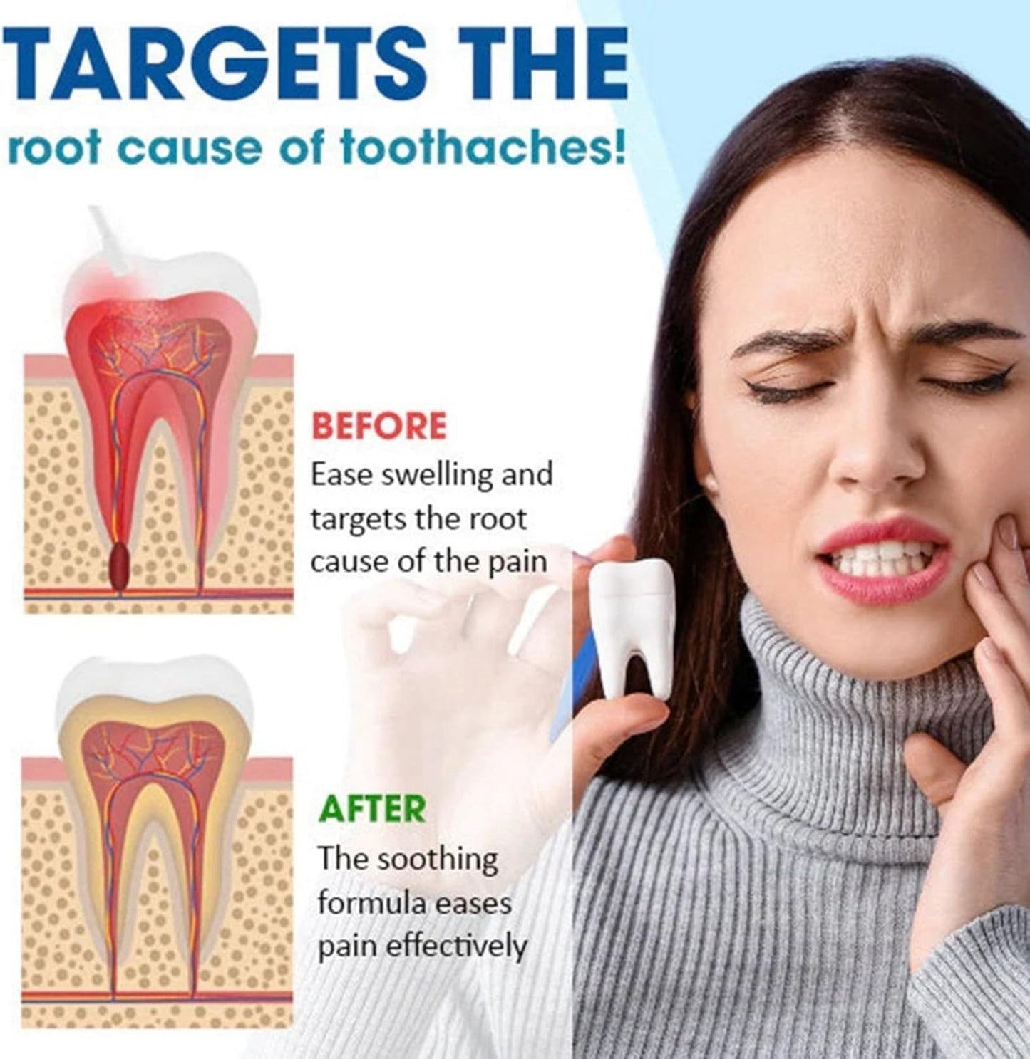 Herbal Toothache Relief Spray – Natural Oral Care for Gum & Teeth Comfort
